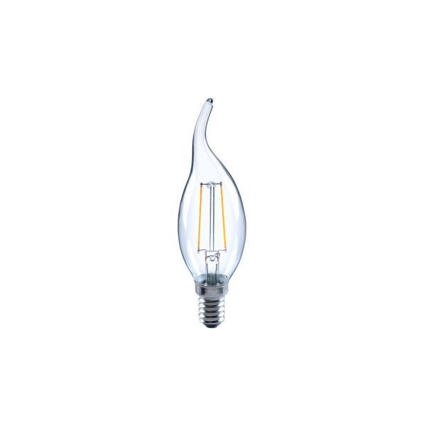 Integral LED ILCANDE14N046 2W 2700K E14 Flame Tip Filament Candle LED Lamp