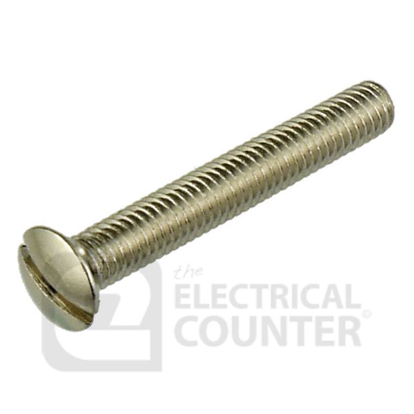 Olympic Fixings 215-400-015 Steel M3.5 Bright Zinc Plated Screws 35mm (100 Pack, 0.02 each)