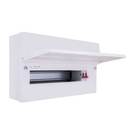BG Fortress CFUSW14 14 Way IP2XC 1x100A Main Switch Unpopulated Main Switch Incomer Metal Consumer Unit image