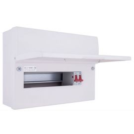 BG Fortress CFUSW10 10 Way IP2XC 1x100A Main Switch Unpopulated Main Switch Incomer Metal Consumer Unit image