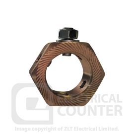 Deligo EN32  32mm Brass Earthing Nut for Enclosures & Conduit (C1) image