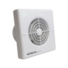 Manrose QF100T Quiet Extraction Fan with Integral Adjustable Electronic Timer image