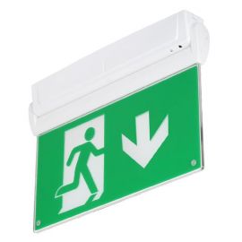 Arlington White Emergency LED Exit Sign 2W