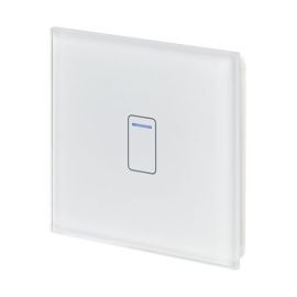 Retrotouch 01430 Crystal White 1 Gang 200W 2 Way Touch LED Dimmer Switch